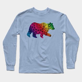 Rainbow Mandala Pride Bear Long Sleeve T-Shirt